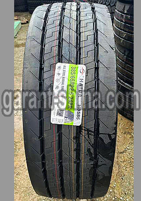 Haida HD585 (прицепная) 385/65 R22.5 164K 24PR - Фото реального протектора с этикеткой